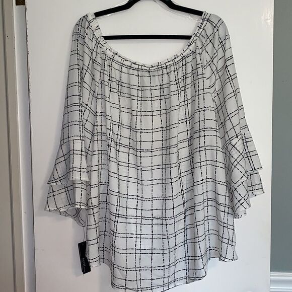ALYX blouse with tie front and sleeve detail NEW! - Picture 5 of 9